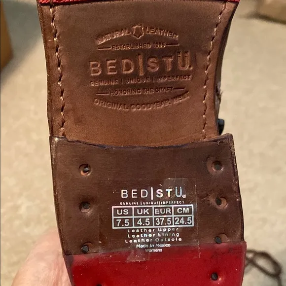 NWOT BedStu Manchester tall boots in tan rustic