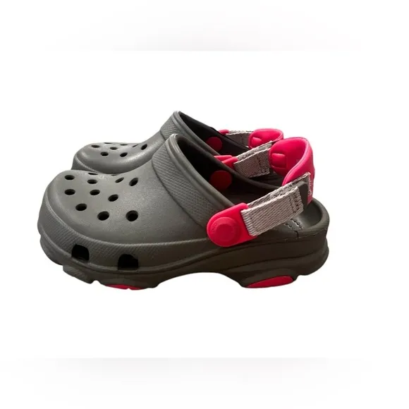 NWOT CROCS Little Boy All Terrain Clogs with Adjustable Heel Strap in size c10