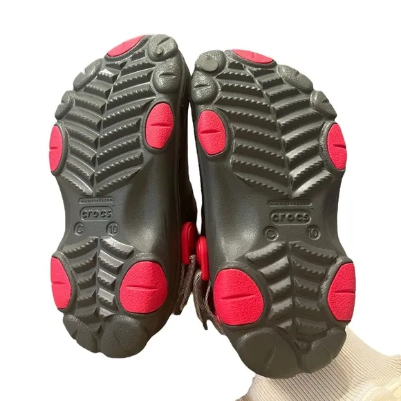 NWOT CROCS Little Boy All Terrain Clogs with Adjustable Heel Strap in size c10