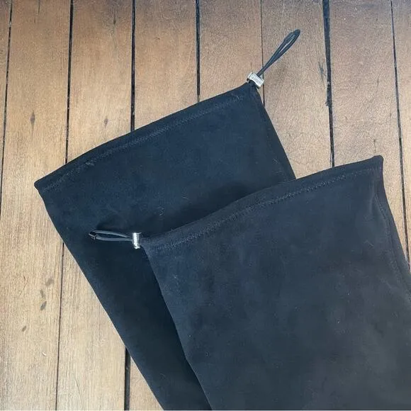 NWOT DKNY Black Over the Knee Tall Suede Boots 8.5