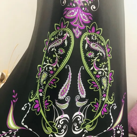 NWOT Elysa Suzanne Strapless Boho Maxi Dress, XS