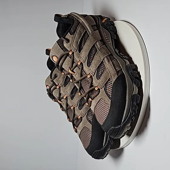 NWOT Merrell Moab 2 Ventilator Hiking Shoes Trail Performance Leather‎ Walnut 12
