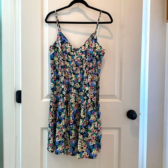 NWOT RAILS Carmen Smock Waist Sundress in Multi Floral Print