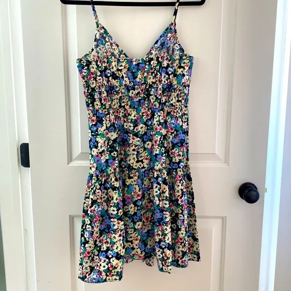 NWOT RAILS Carmen Smock Waist Sundress in Multi Floral Print