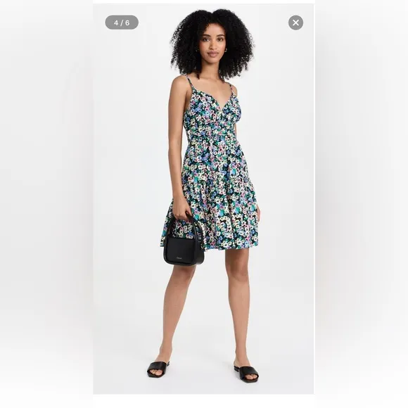 NWOT RAILS Carmen Smock Waist Sundress in Multi Floral Print