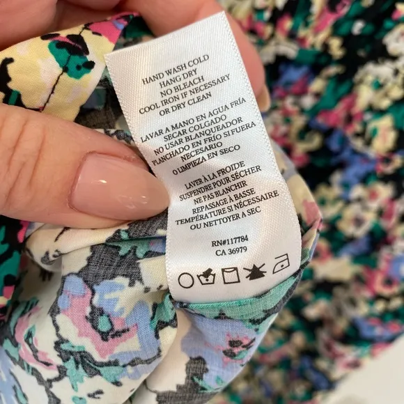 NWOT RAILS Carmen Smock Waist Sundress in Multi Floral Print