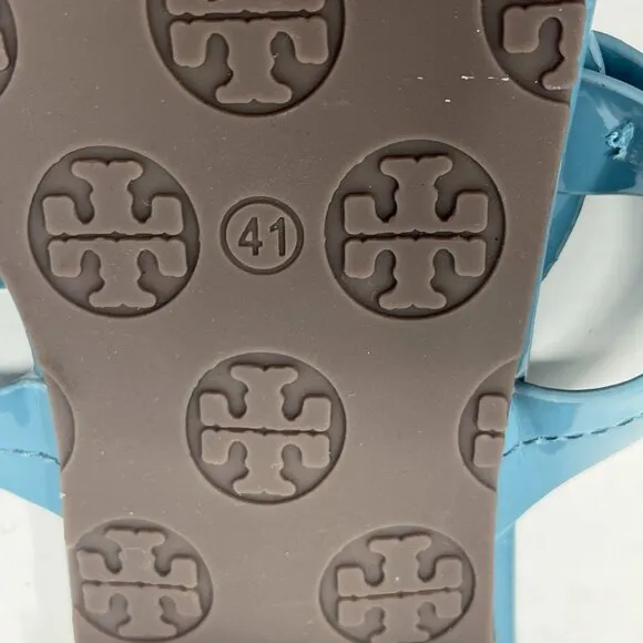 NWOT Tory Burch Miller slides sandals 41 blue