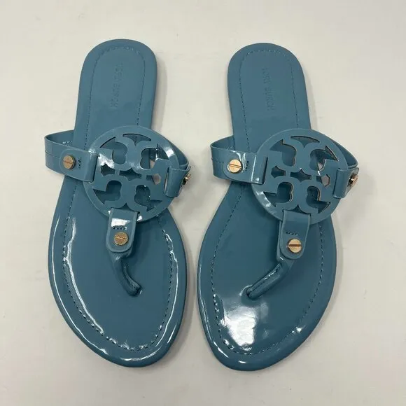 NWOT Tory Burch Miller slides sandals 41 blue
