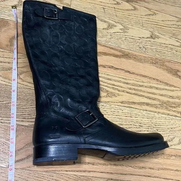 NWOT FRYE X COACH COLLAB‎ VERONICA TALL BOOTS SIZE 8