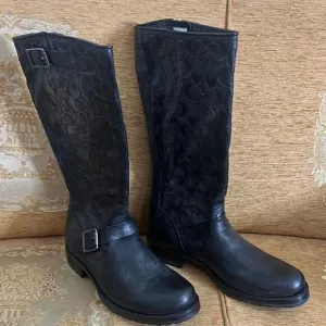 NWOT FRYE X COACH COLLAB‎ VERONICA TALL BOOTS SIZE 8