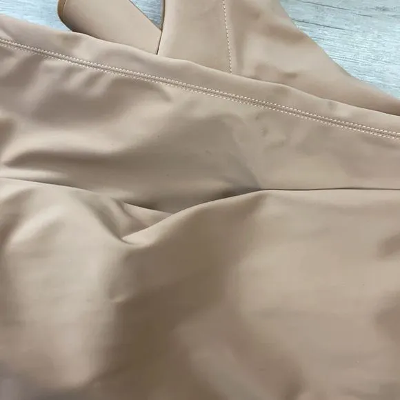 NWOT MissGuided Tan Tall Over the Knee Boots