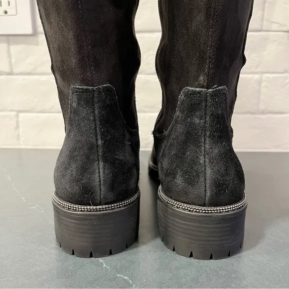 NWT Alex Marie sz 6 Lemala black suede tall western boots