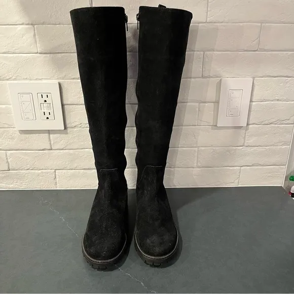 NWT Alex Marie sz 6 Lemala black suede tall western boots