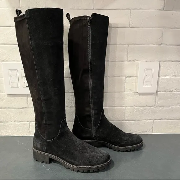NWT Alex Marie sz 6 Lemala black suede tall western boots