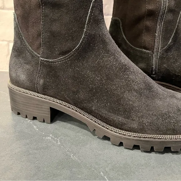 NWT Alex Marie sz 6 Lemala black suede tall western boots