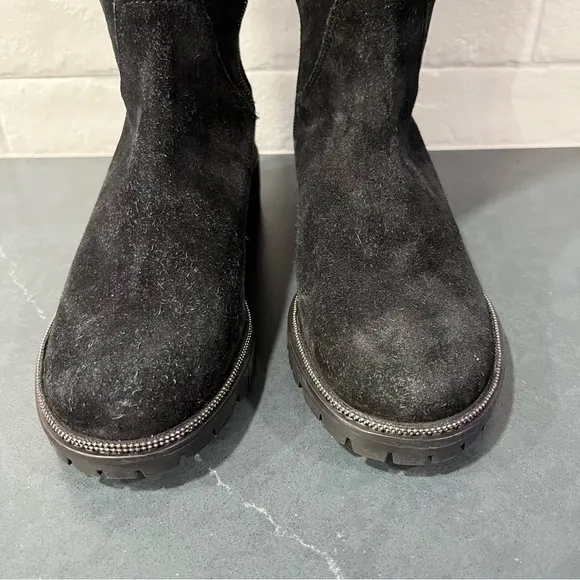 NWT Alex Marie sz 6 Lemala black suede tall western boots