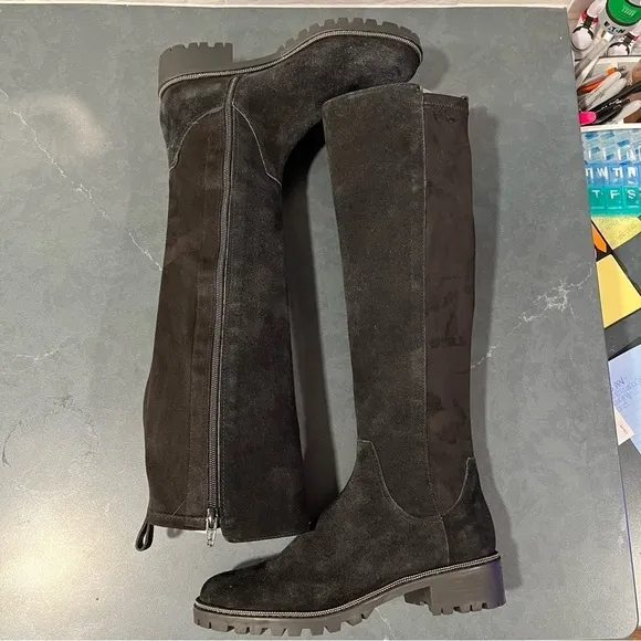 NWT Alex Marie sz 6 Lemala black suede tall western boots