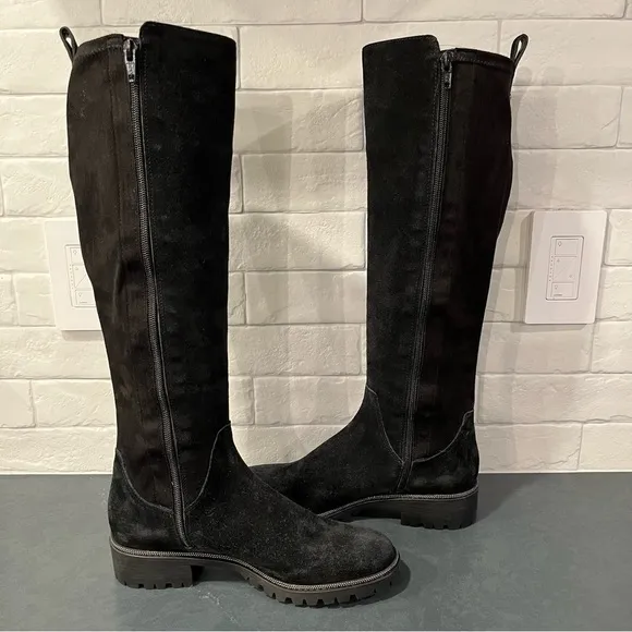 NWT Alex Marie sz 6 Lemala black suede tall western boots