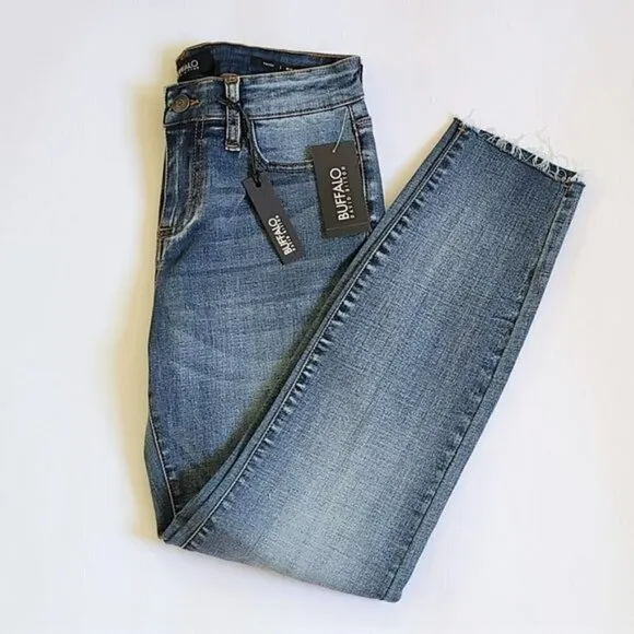 NWT BUFFALO DAVID BITTON Faith Raw Cuff Jeans
