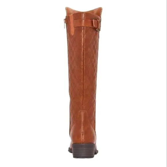 nwt Cognac tall Rider boots sz.7
