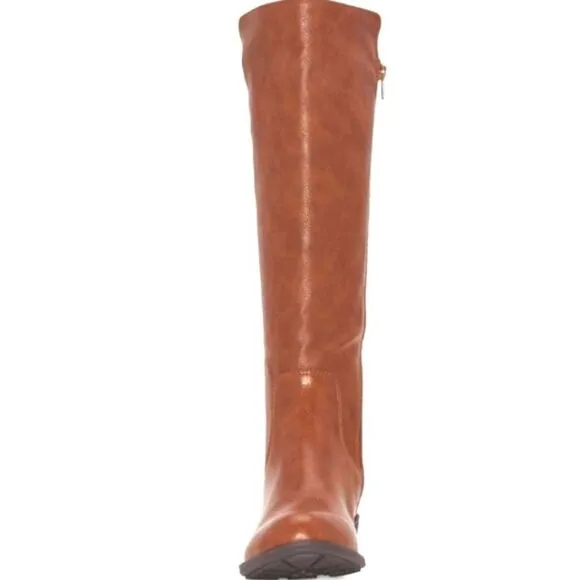 nwt Cognac tall Rider boots sz.7