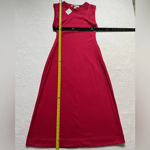 NWT Free People FP Beach Simone Midi Red Jalapeno Dress XS