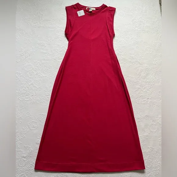 NWT Free People FP Beach Simone Midi Red Jalapeno Dress XS