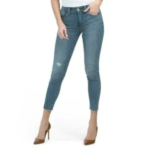 NWT FRYE Sienna Mid Rise Destructed Cropped Skinny Jeans