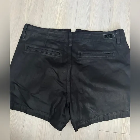 NWT Paige Pleated Mayslie Short Midnight Oil Size 30