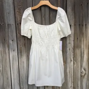 NWT Reformation Woods Mini Dress White M