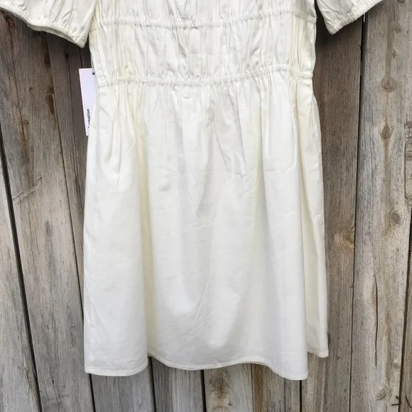 NWT Reformation Woods Mini Dress White M