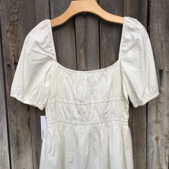 NWT Reformation Woods Mini Dress White M