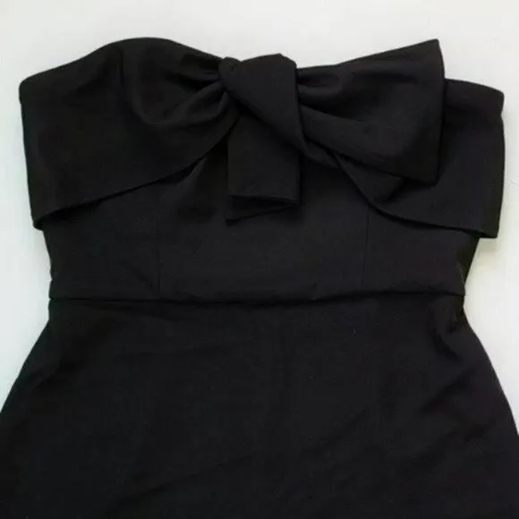 NWT Sam Edelman Bow Strapless Sheath Cocktail Party Mini Dress
