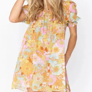 NWT Show Me Your Mumu Annalynne Floral Retro Mini Dress XS