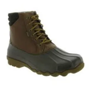 NWT SPERRY TOPSIDER MENS AVENUE WATERPROOF INSULATED TAN/BROWN DUCK BOOTS 7.5