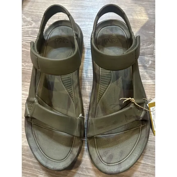 NwT Teva Mens Hurricane Drift Huemix Olive Swirl Mens Size 11