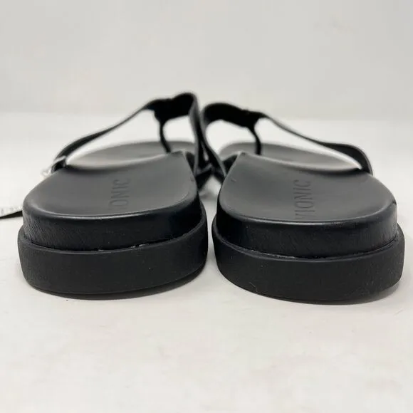 NWT Vionic Men's Ludlow Elijah Black Sandals Size 11 Flip Flops