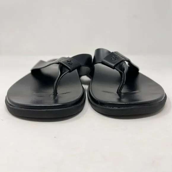 NWT Vionic Men's Ludlow Elijah Black Sandals Size 11 Flip Flops