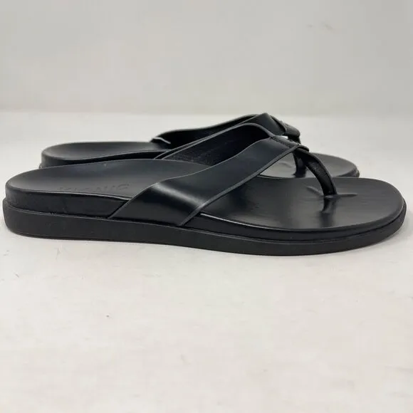 NWT Vionic Men's Ludlow Elijah Black Sandals Size 11 Flip Flops