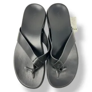 NWT Vionic Men's Ludlow Elijah Black Sandals Size 11 Flip Flops