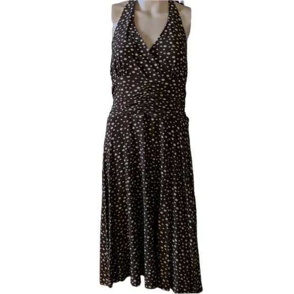 NWT Women’s Evan Picone Champs Elysees Halter Dress Size 12