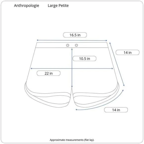 NWT Anthropologie Boho Drawstring Shorts