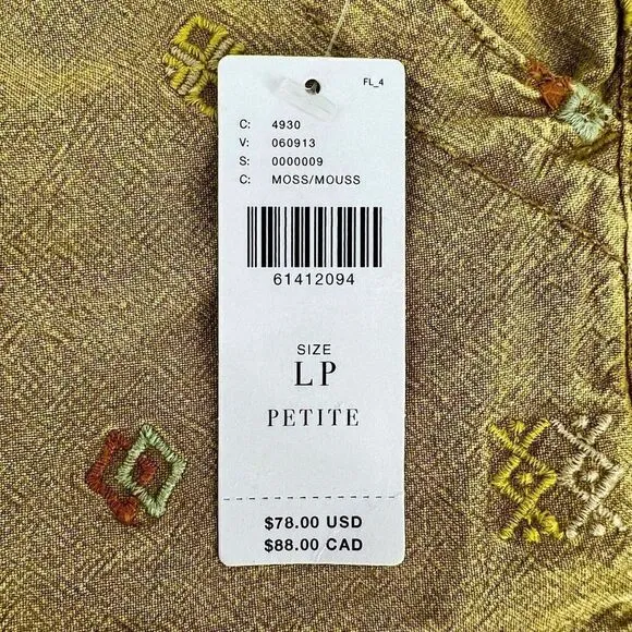 NWT Anthropologie Boho Drawstring Shorts