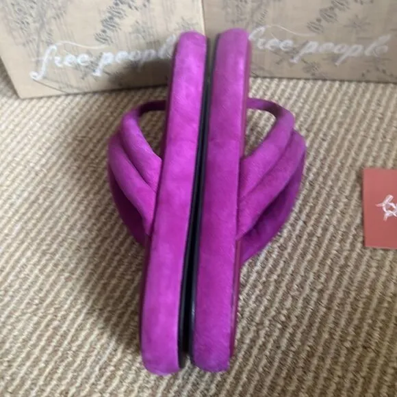 NWT Free people leather flip flop sandals 11