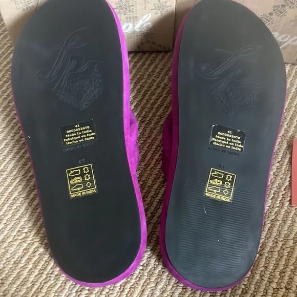 NWT Free people leather flip flop sandals 11