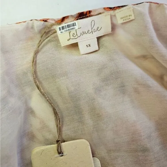 NWT Let Me Be X Free People Tie-Dye Printed Kiera Halter Boho Mini Dress 1X