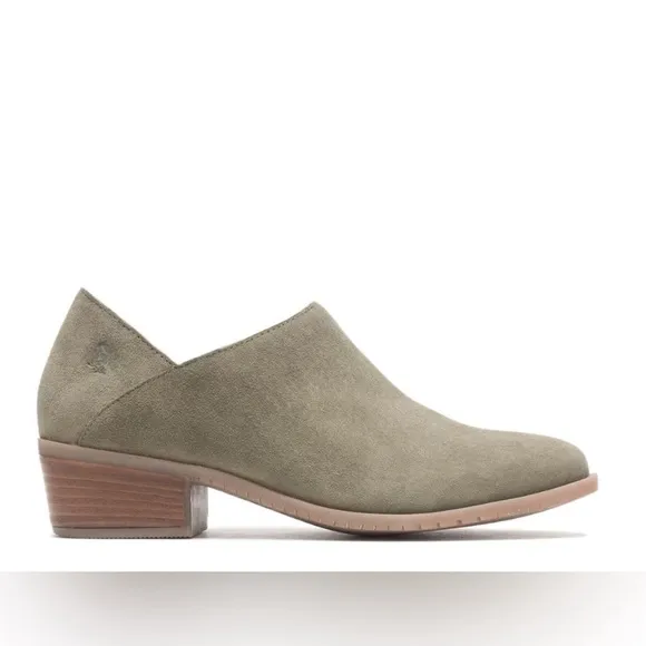 Olive Green Hush Puppies Booties