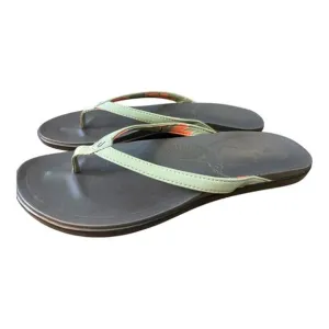 Olukai Ho'Opio Leather Sandal Flip Flop Women size 11