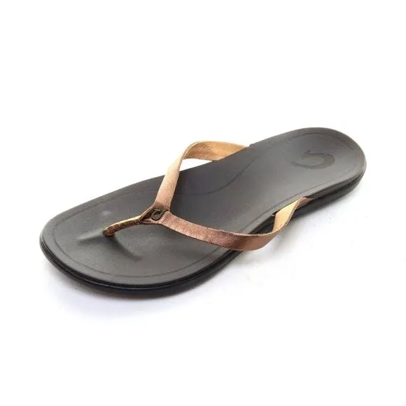 Olukai Ho'opio Leather Sandals Women's Sz 6 Shoes