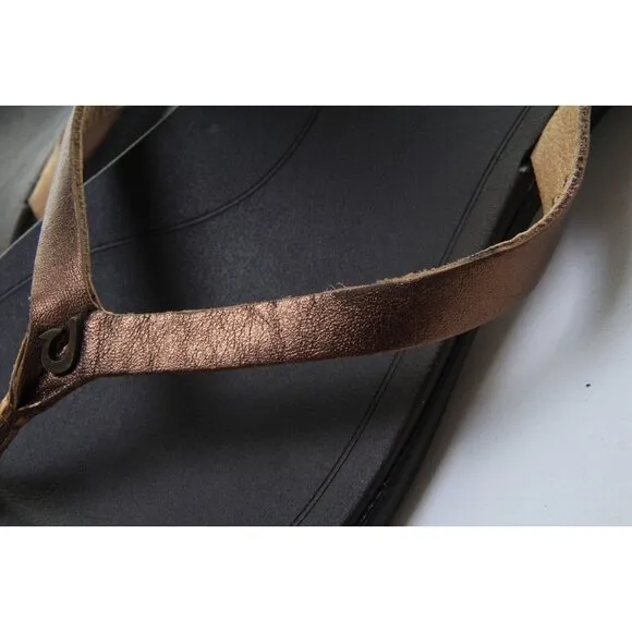 Olukai Ho'opio Leather Sandals Women's Sz 6 Shoes